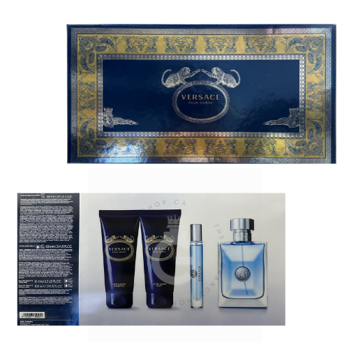 Versace Pour Homme 4 Pcs Gift Set